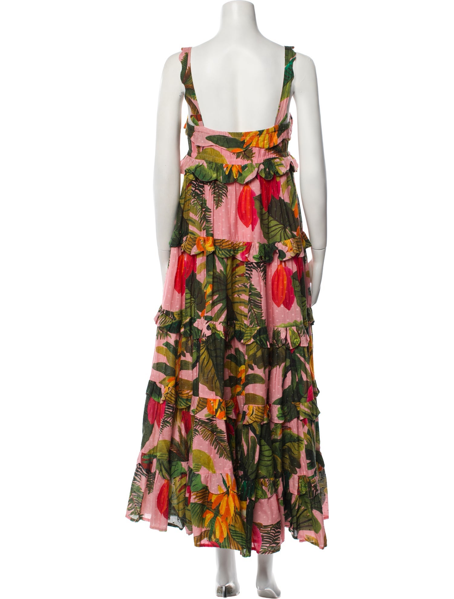 Farm Rio Floral Print Long Dress